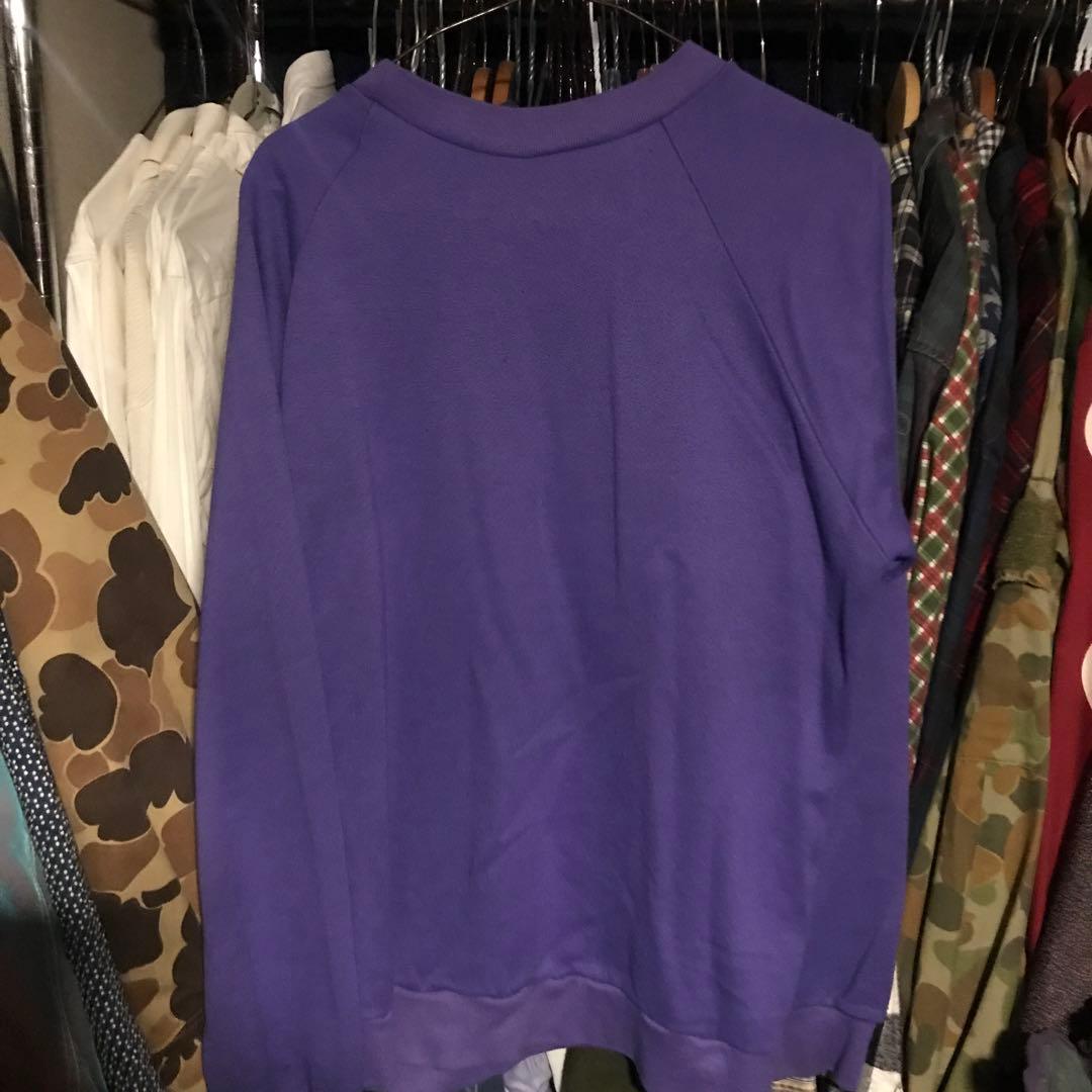 alf vintage スウェット　プリント　アメコミ　パープル