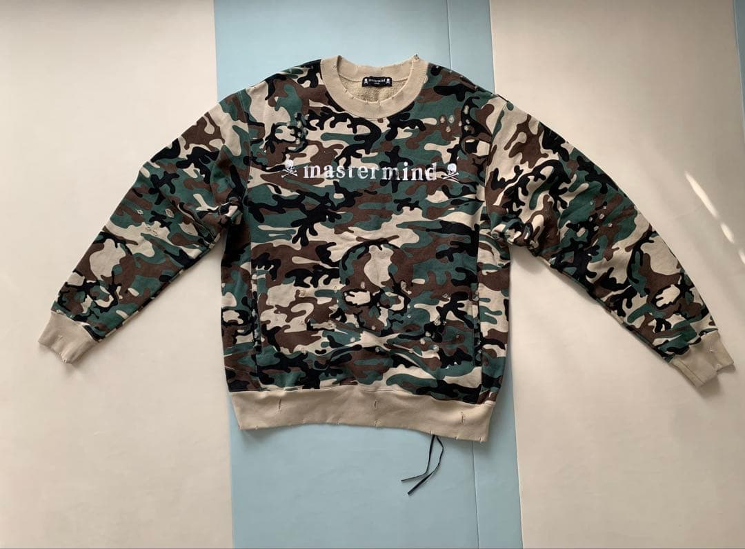 mastermind 迷彩柄トレーナー