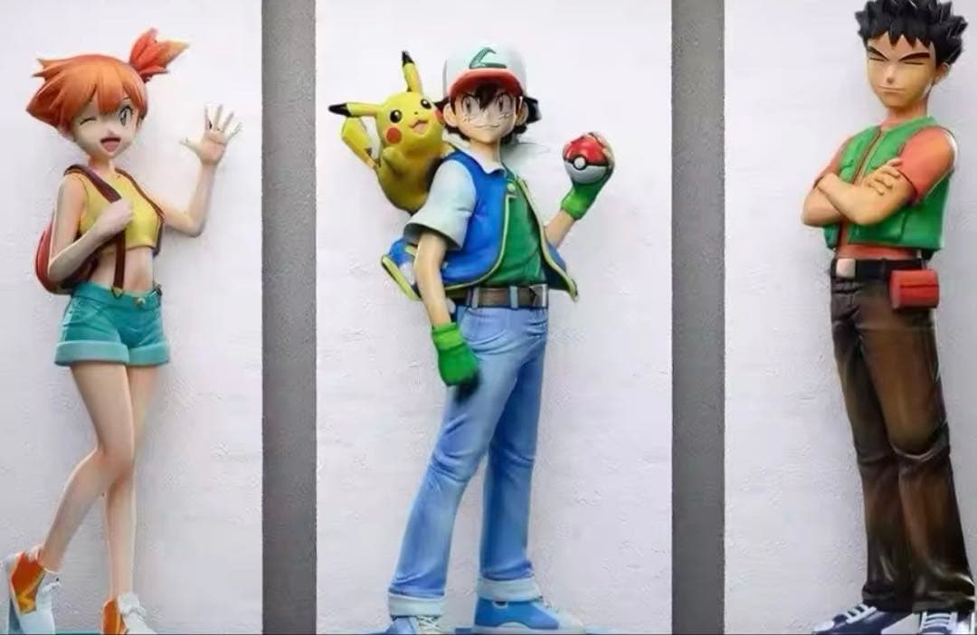 ポケットモンスター　サトシ　カスミ　タケシ　フィギュアガレージキッド　まとめ売り