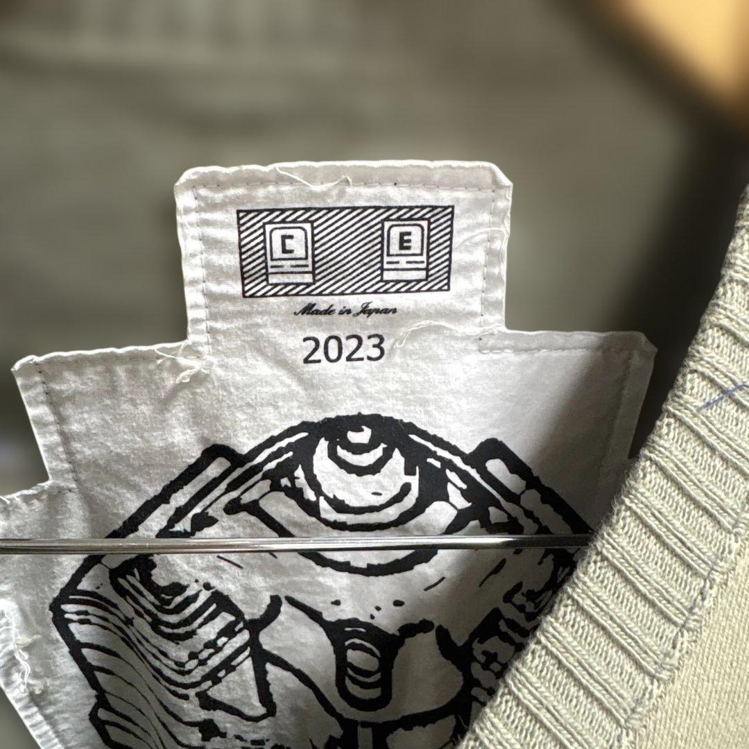 Cav empt C.E.ダメージ加工 グレー セーター