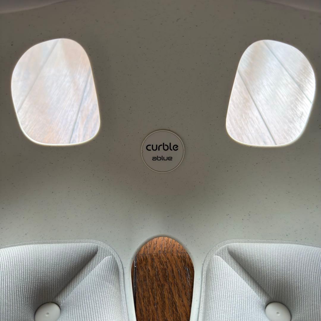 【美品】カーブルチェア グランド グレー 腰痛 骨盤サポート 姿勢矯正 座椅子