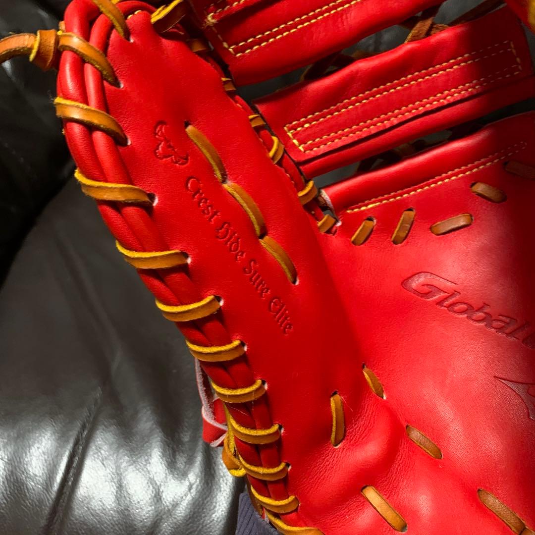 ミズノ　グローバルエリート　硬式ファーストミット　ラディッシュ