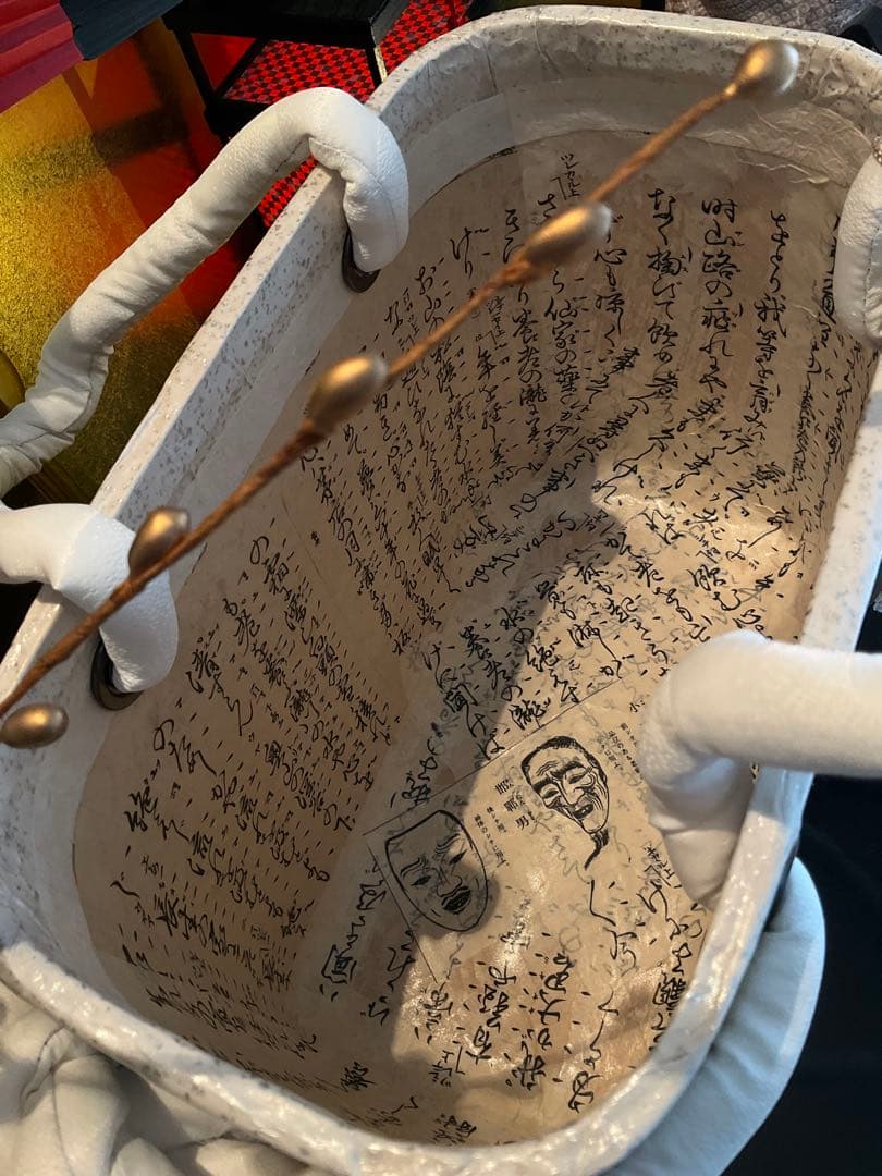 御専用ページで御座います。　一閑張り　風神雷神図