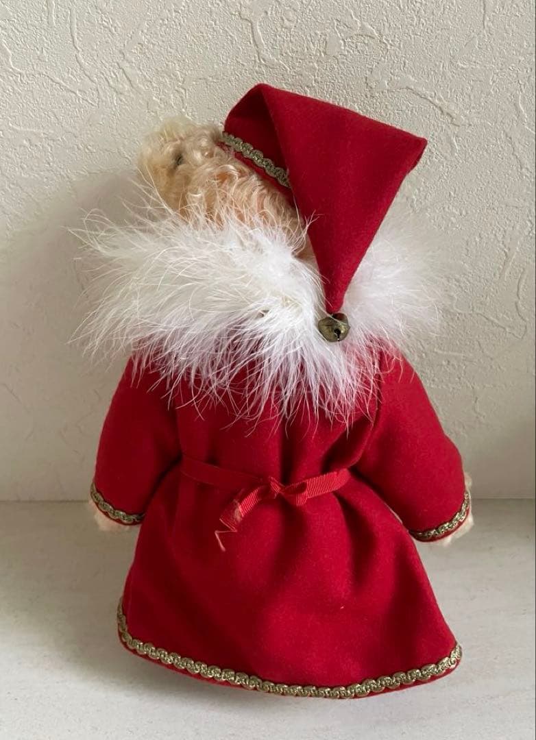 Steiffシュタイフ　サンタぬいぐるみ テディベア　2005年限定　クリスマス