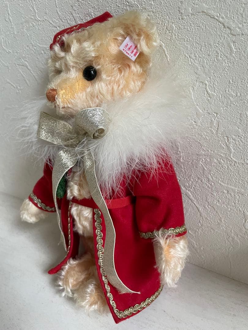 Steiffシュタイフ　サンタぬいぐるみ テディベア　2005年限定　クリスマス