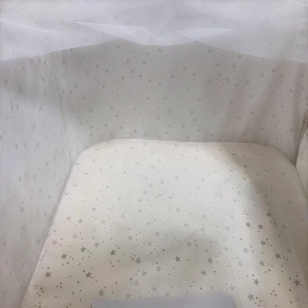 HZDMJ ベビーベッド ベビーサイドベッド キャスター付 112956-2