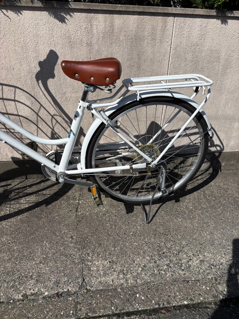 自転車　シティサイクル　白　26インチ　子ども　【福岡市直接受け取り希望】