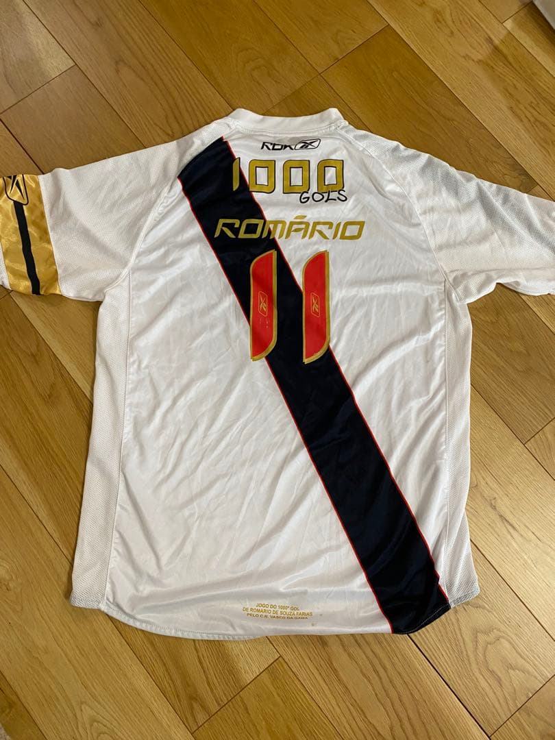 ロマーリオバスコダガマ1000ゴール記念ユニフォームサイズXL