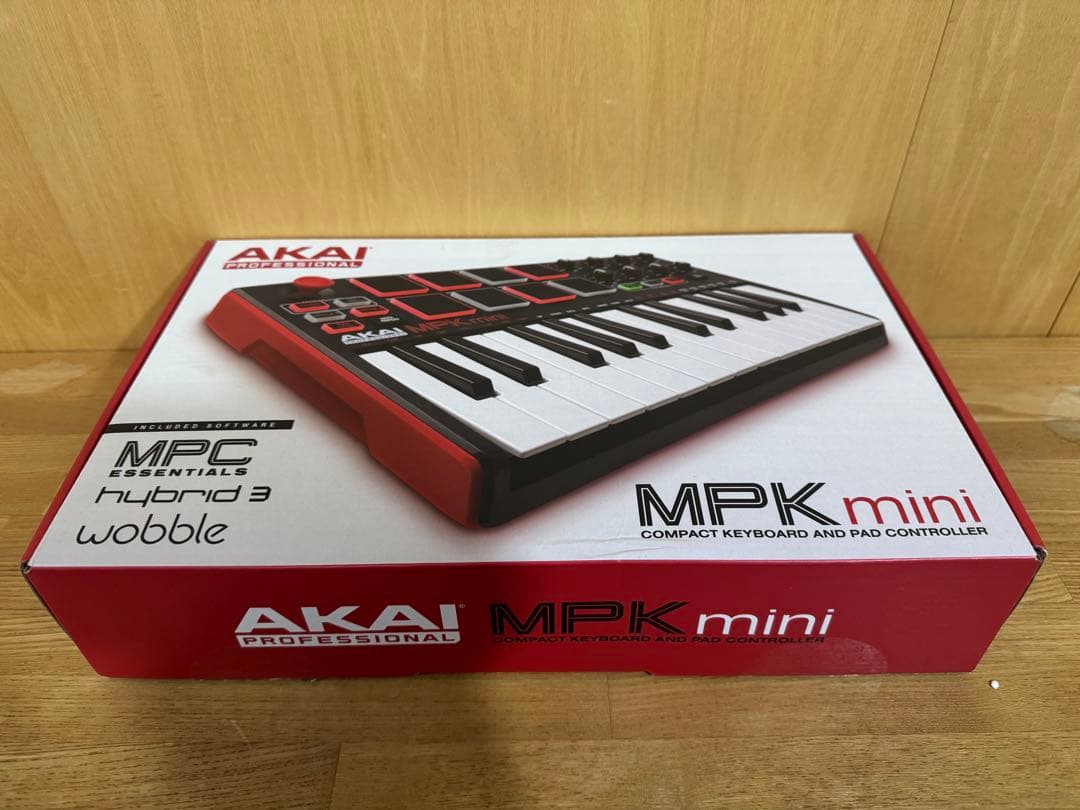 AKAI MPK mini play MIDIキーボード 箱　付属品付き
