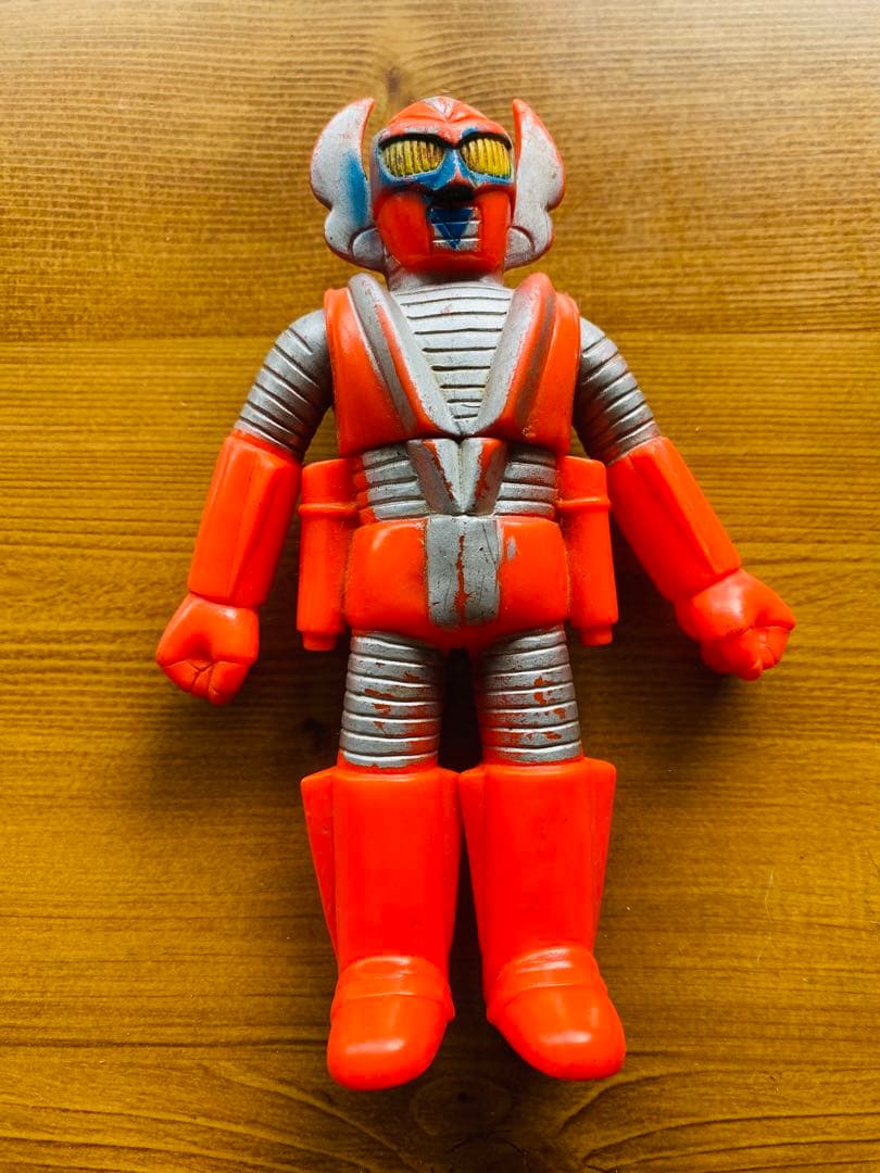 当時物　昭和レトロ　激レア　ブルマァクストロングザボーガー　ソフビ