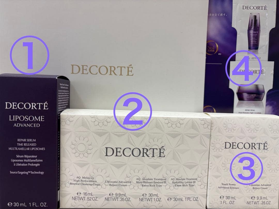 コスメデコルテ　リポソーム美容液等9点セット
