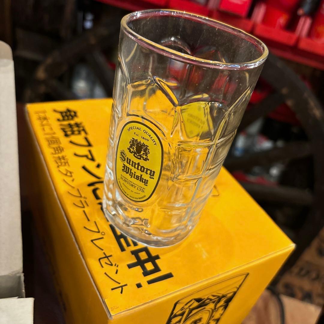 古酒 サントリー角4本 亀甲&グラスSET 未使用品