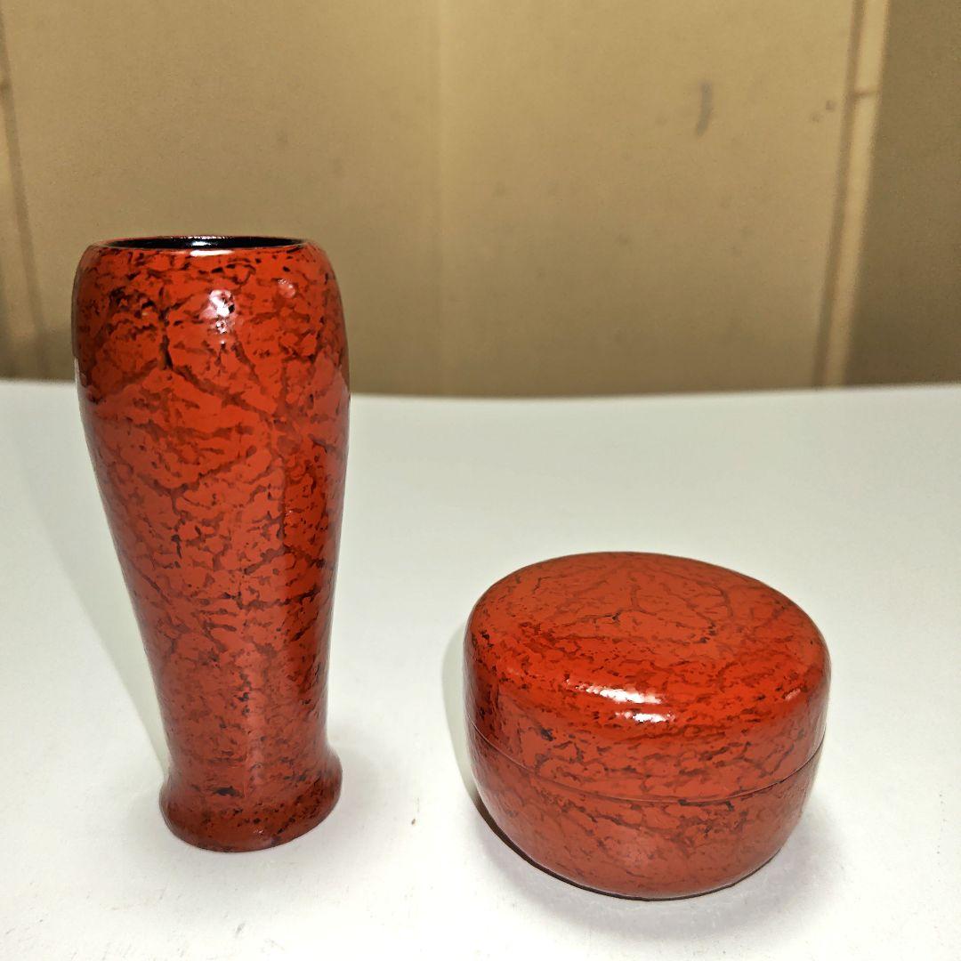 茶道具　筋膜唐草文茶箱