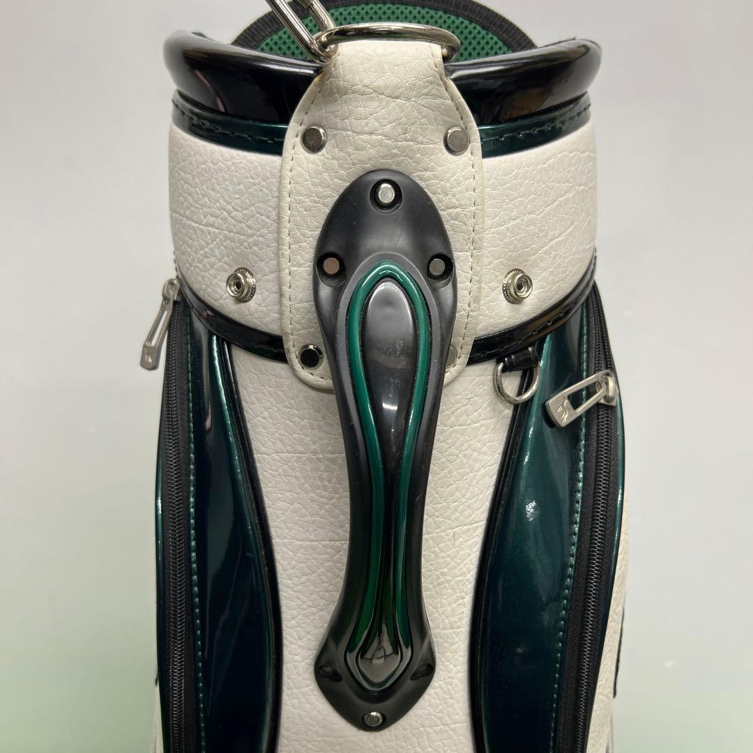 アダバット Adabat キャディバッグ　9インチ　グリーン　男性用　中古品