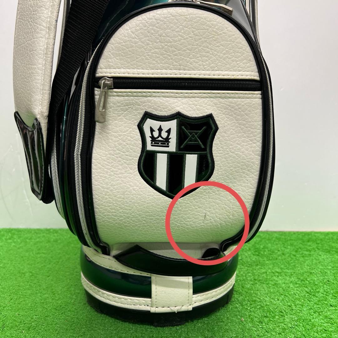 アダバット Adabat キャディバッグ　9インチ　グリーン　男性用　中古品