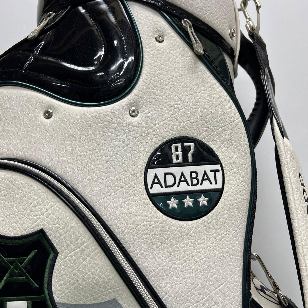 アダバット Adabat キャディバッグ　9インチ　グリーン　男性用　中古品