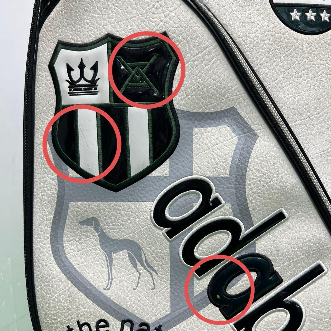 アダバット Adabat キャディバッグ　9インチ　グリーン　男性用　中古品