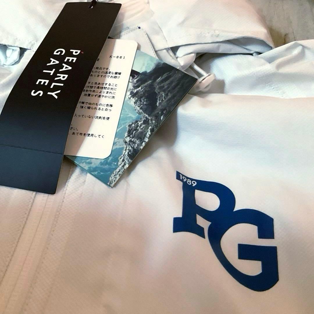 新品PEARLY GATES レインウェア ワンピースホワイト1