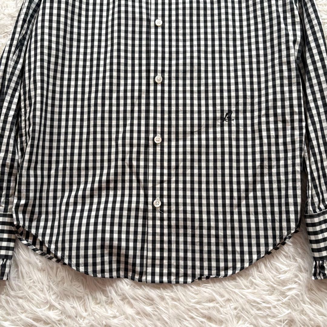 極美品✨マディソンブルー 　ラウンド カラー フリル ブラウス　シャツ