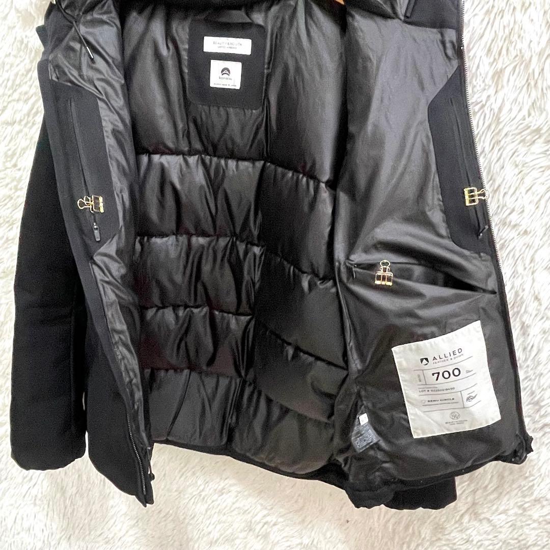 BEAUTY&YOUTH ALLIED 700FP ダウンジャケット 黒 XL