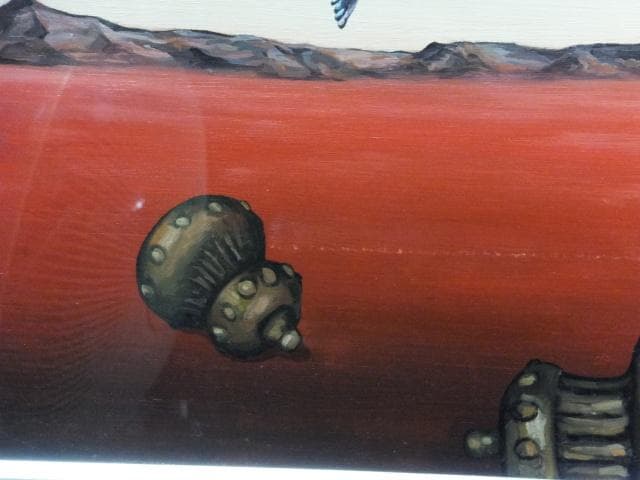 千田哲也『MONSTER SWEEPER type-LOAD』油彩 0603P