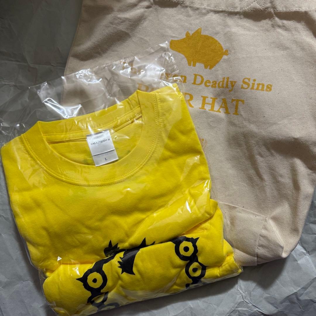 七つの大罪 紋章 憤怒の罪 Tシャツ 天空の囚われ人 劇場限定 トートバッグ ⑩