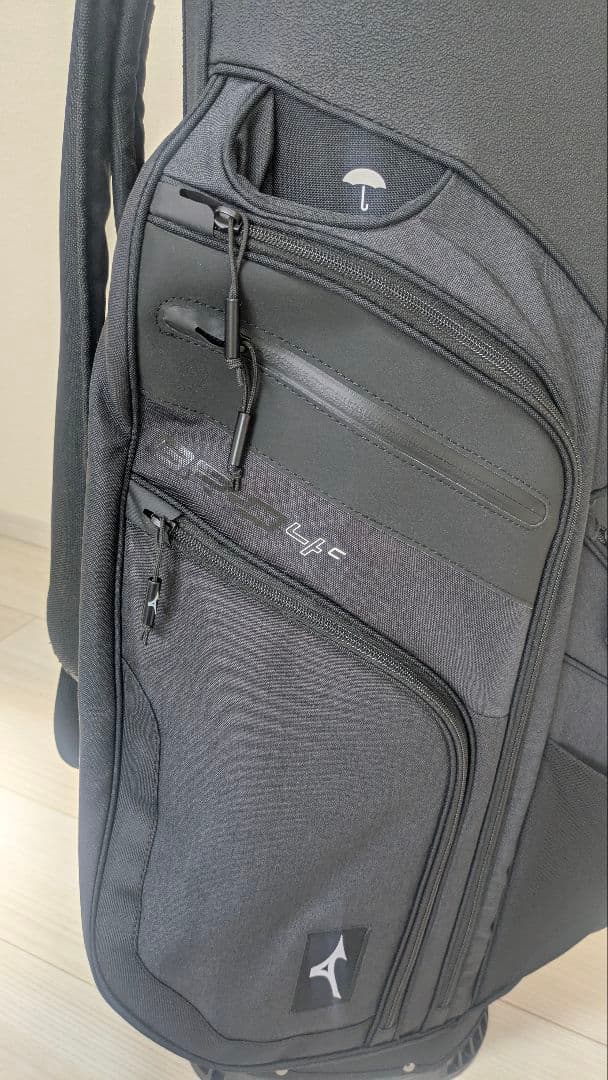 美品 ミズノ キャディバッグ 10.5型 14分割 MIZUNO ゴルフバッグ