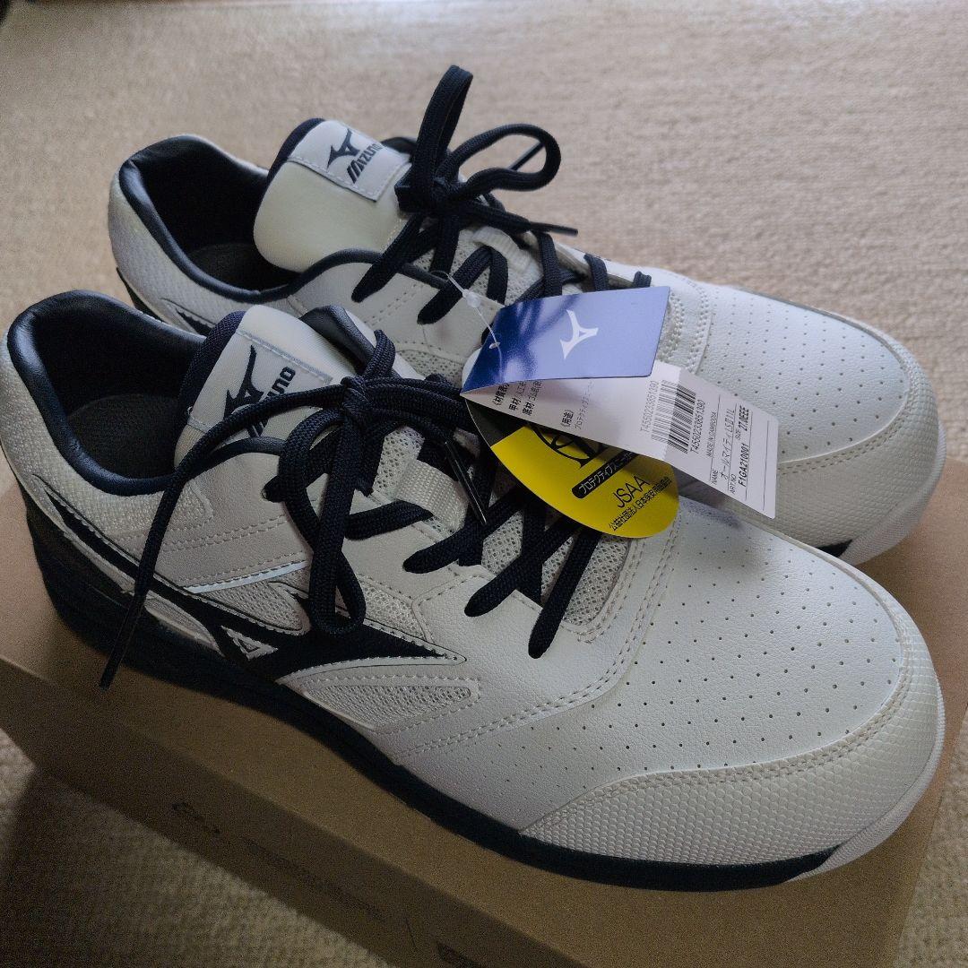 Mizuno 安全靴 ホワイト/ブラック