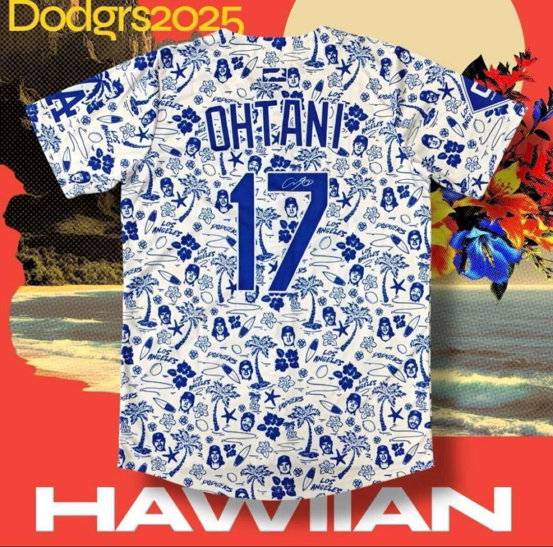 ⭐️期間限定価格⭐️【非売品】大谷翔平 サイン ユニフォーム アロハハワイアンシャツ