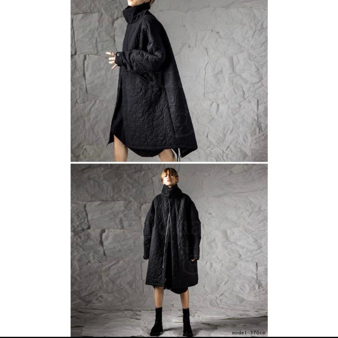 antiqua キルティング モッズコート レディース