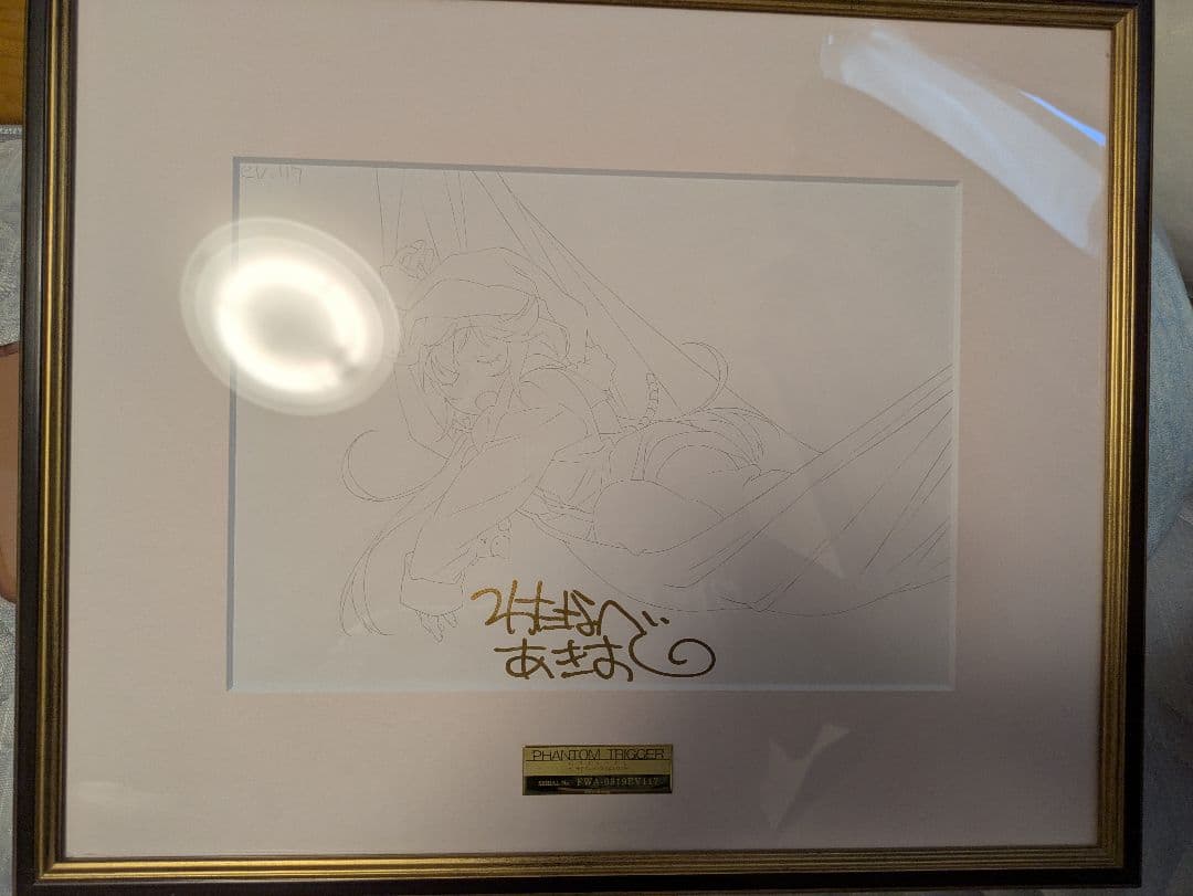 グリザイアファントムトリガー 生原画直筆サイン入り