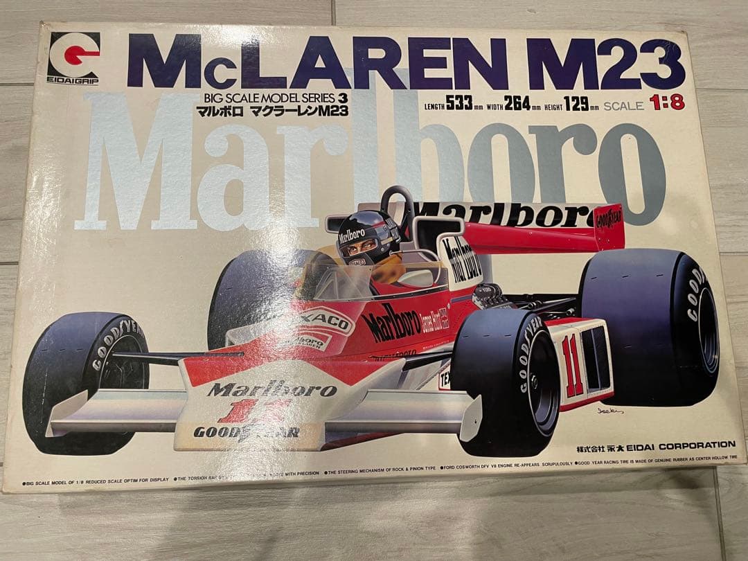 ｚ*ｚ様 McLaren M23 1:8スケールモデルキット