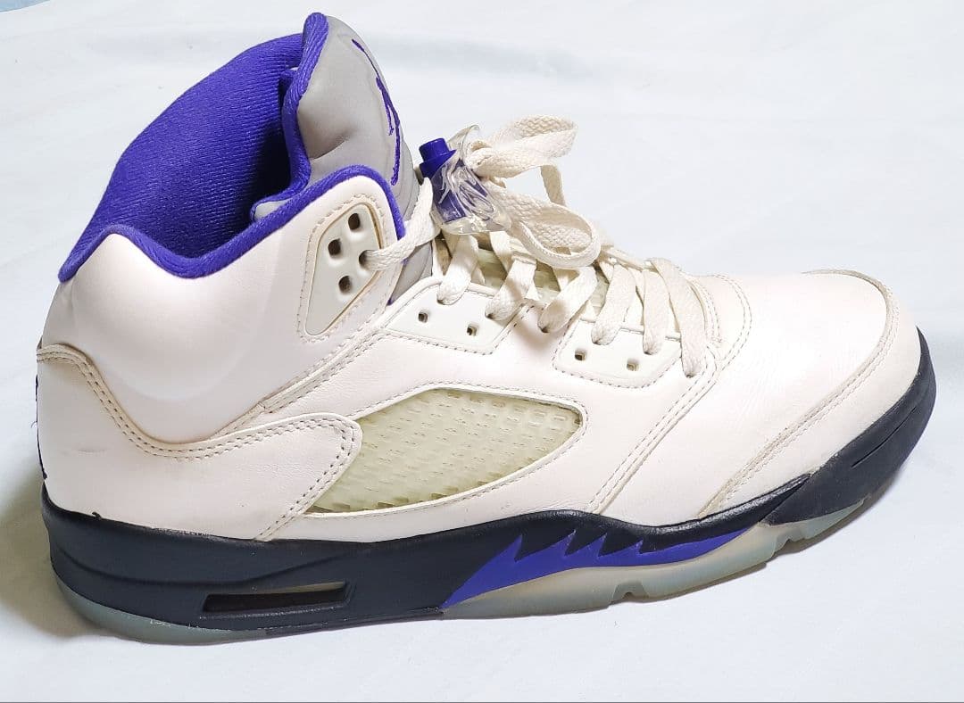 Air Jordan 5 ホワイト/パープル