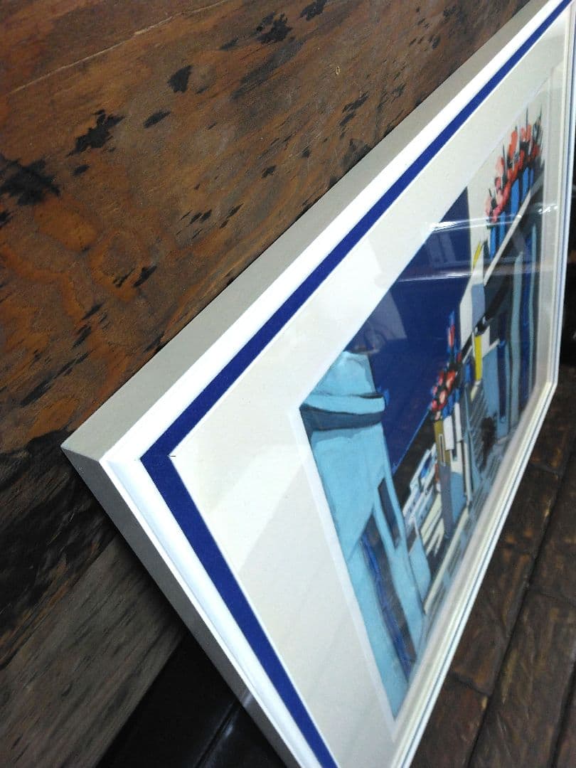 リトグラフ　ジャン・クロード・キリチ フランス　自筆サイン　限定　高級　額縁