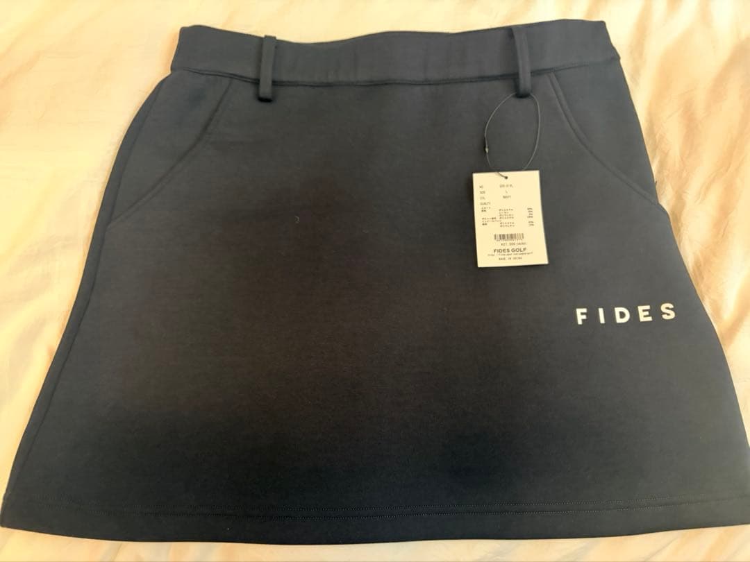 FIDES GOLF レディーススカート L ネイビー