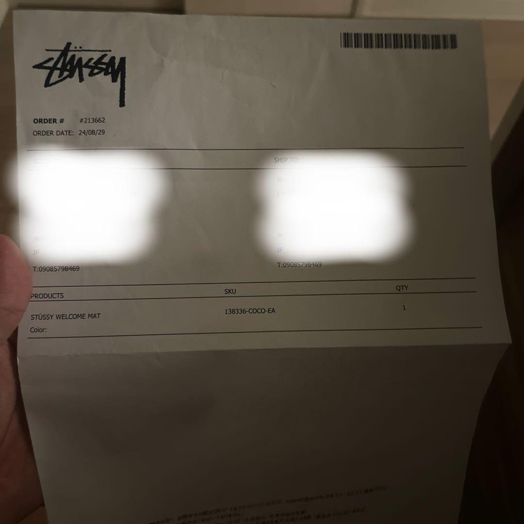 stussy ストゥーシー ウェルカムマット