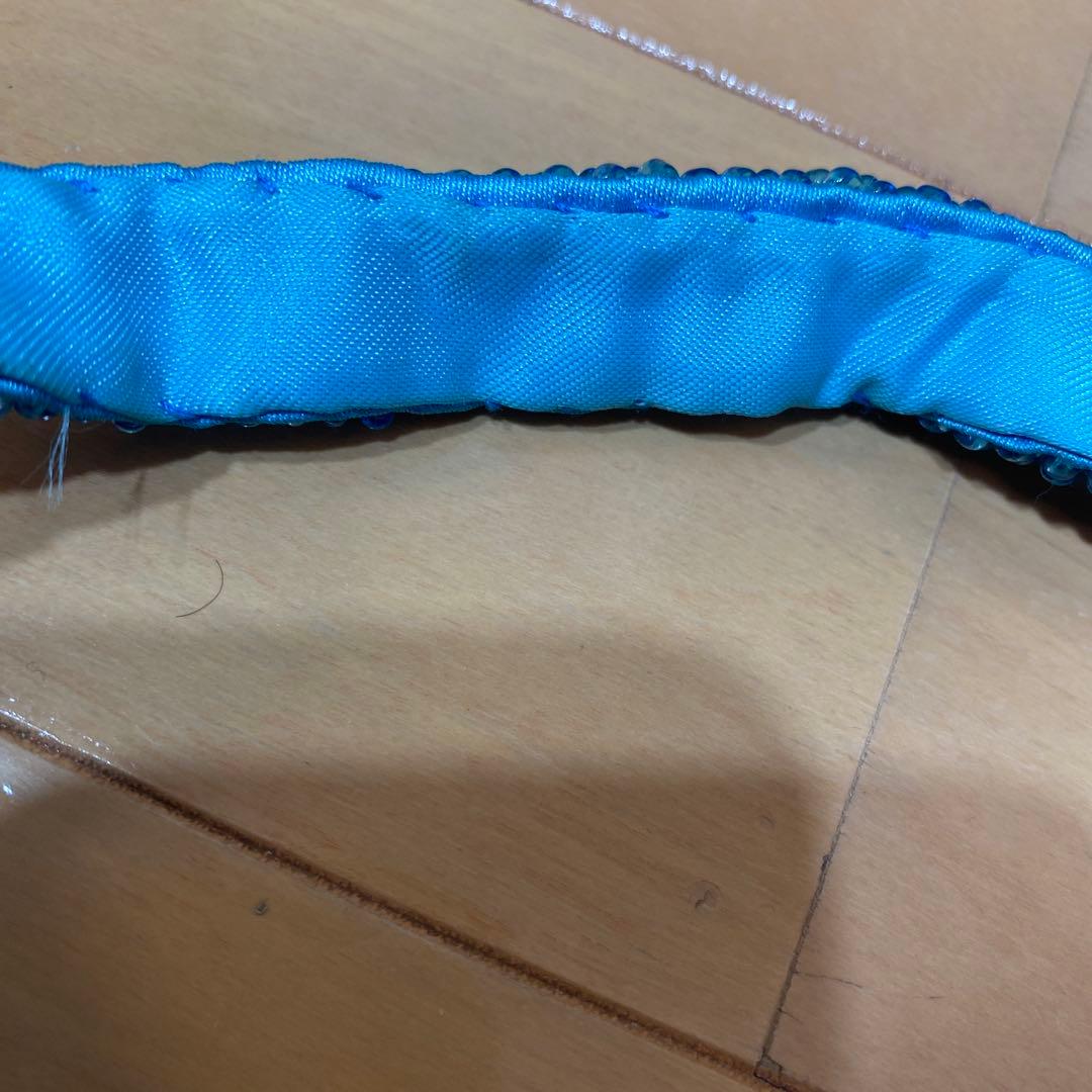 定価6万　青いビーズ装飾 ベリーダンス　衣装