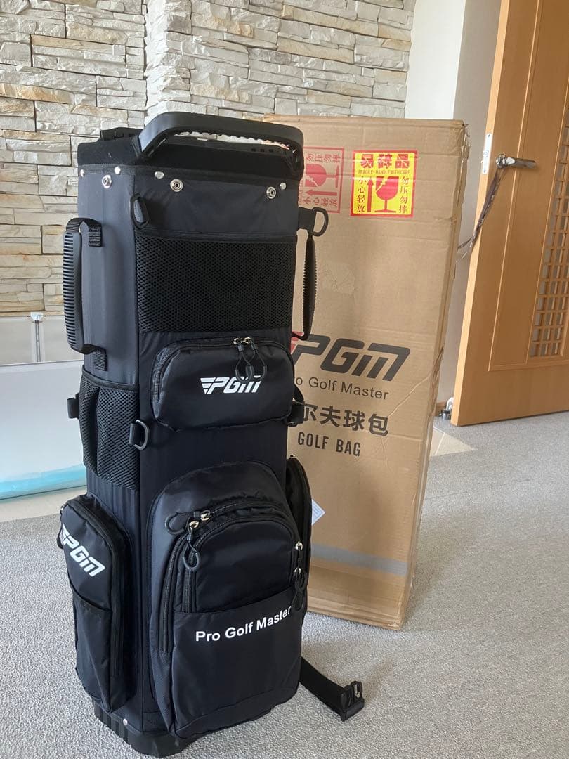 PGM背負える軽量キャディバッグ新品未使用
