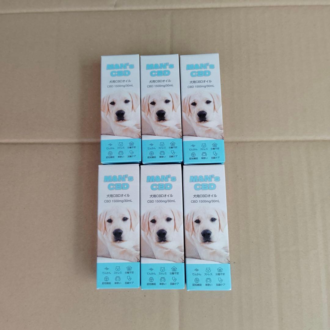 dn8611 M&N's CBDオイル 1500mg 30ml 犬用　6個セット