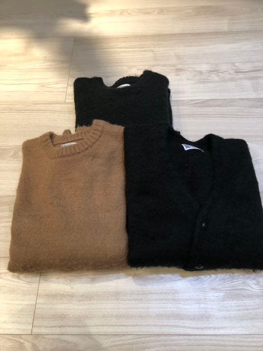 タウンクラフト　モヘアニット　3点セット