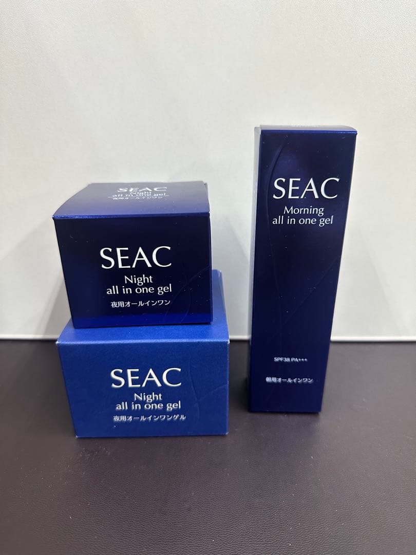 シーク 朝用・夜用オールインワンゲルS 50g 【3点セット】