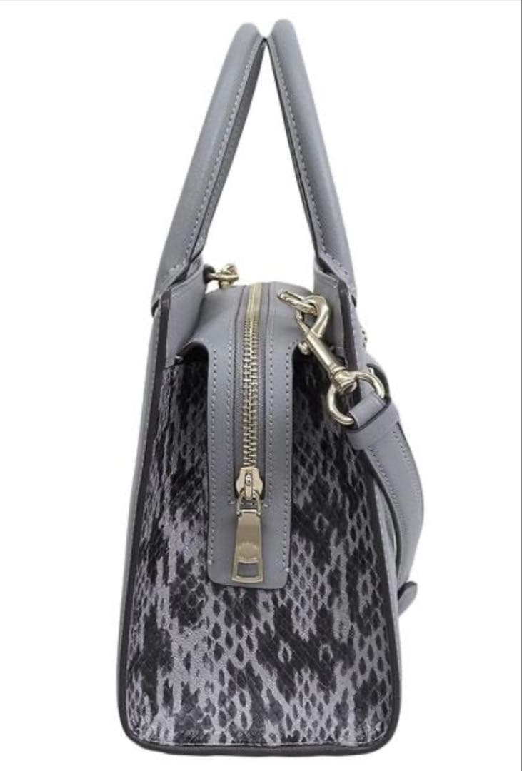 COACH グレース キャリーオール ハンドバッグ グレー超美品！