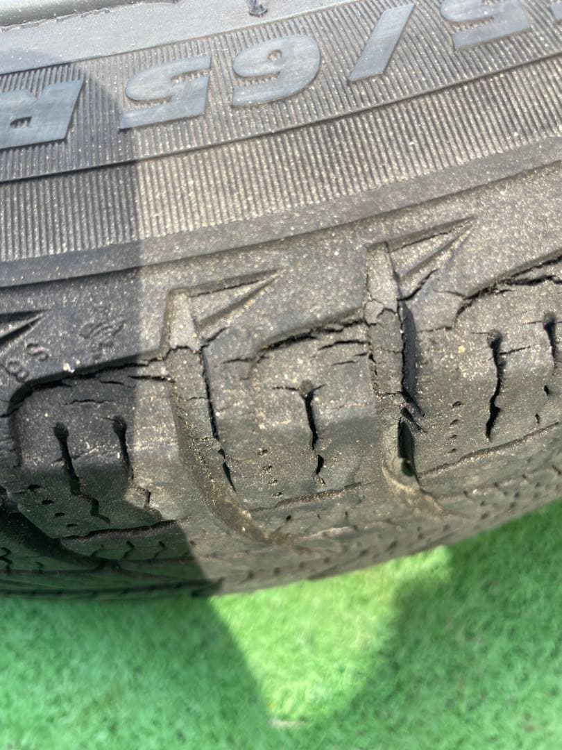 14インチ シルバー 5スポークホイールセット スタッドレス 155/65R14