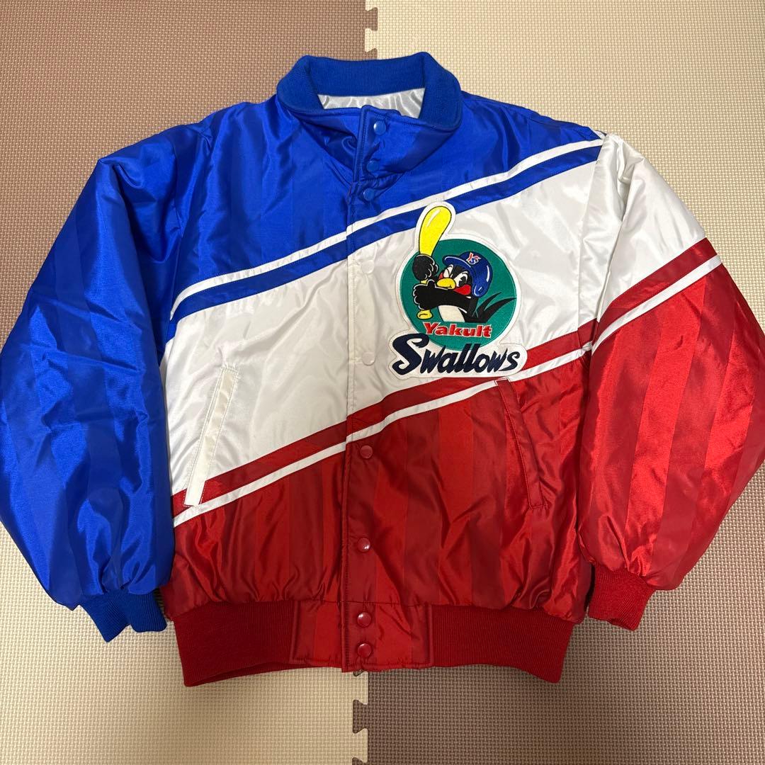 ヤクルトスワローズ公式スタジャン ナイロンジャケット DESCENTE製 正規品