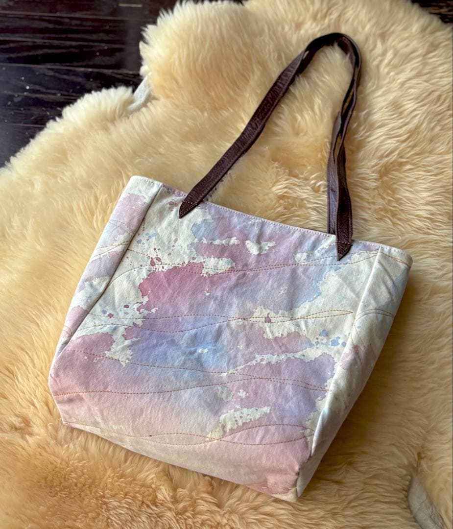 MUGI\"エンジェルしろ\"ねこのトートバッグ