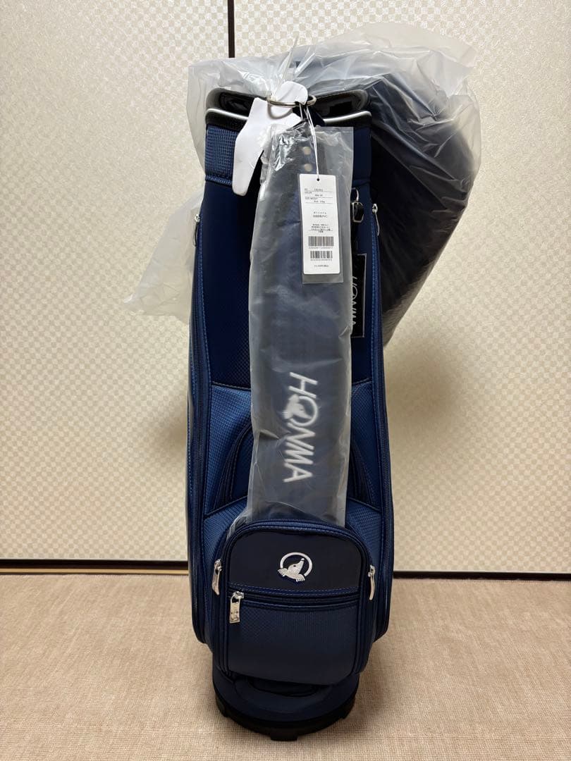 【新品】HONMA(本間ゴルフ)キャディバッグ CB12412 ネイビー9.0型