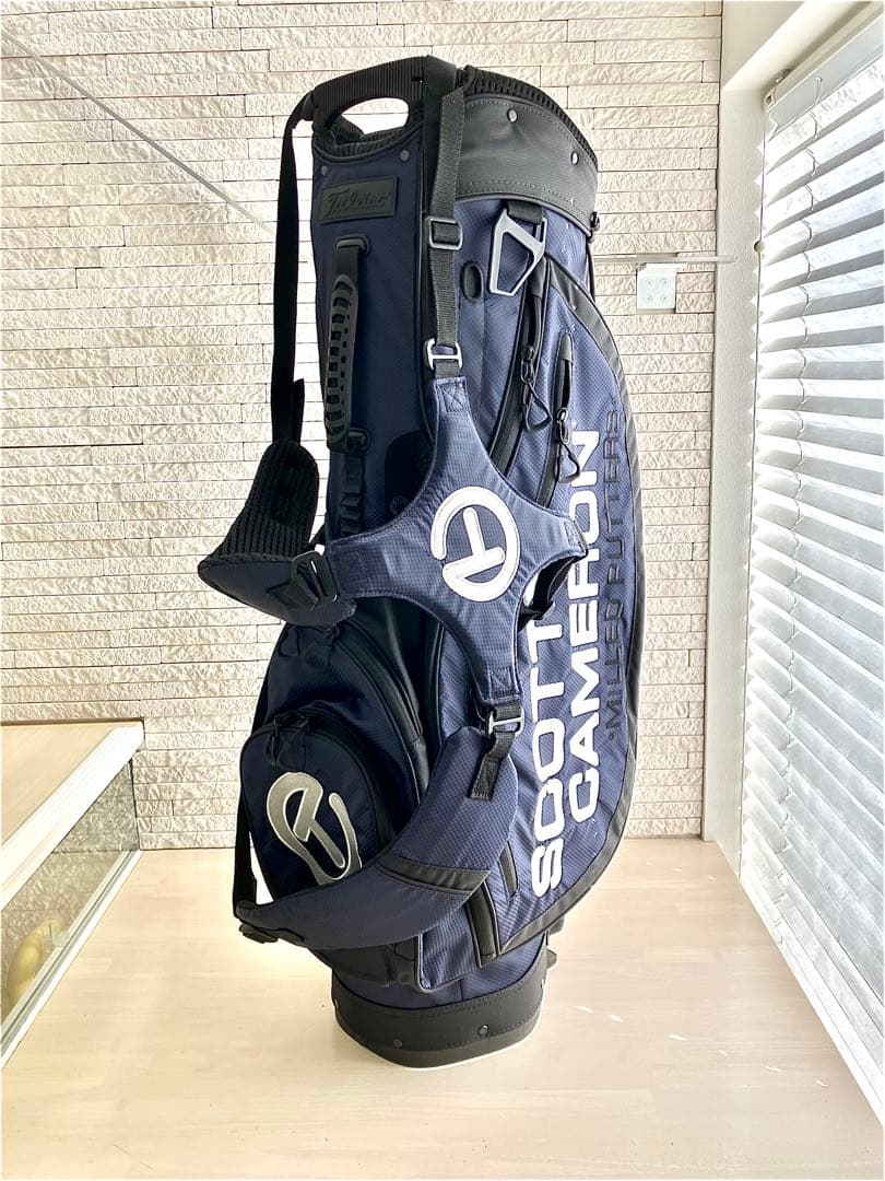 SCOTT CAMERON スタンドバッグ ネイビー