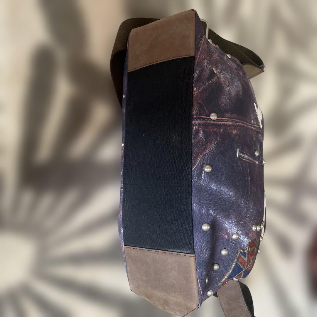 PaulSmith TRIUMPHプリント スタッズショルダーバッグ