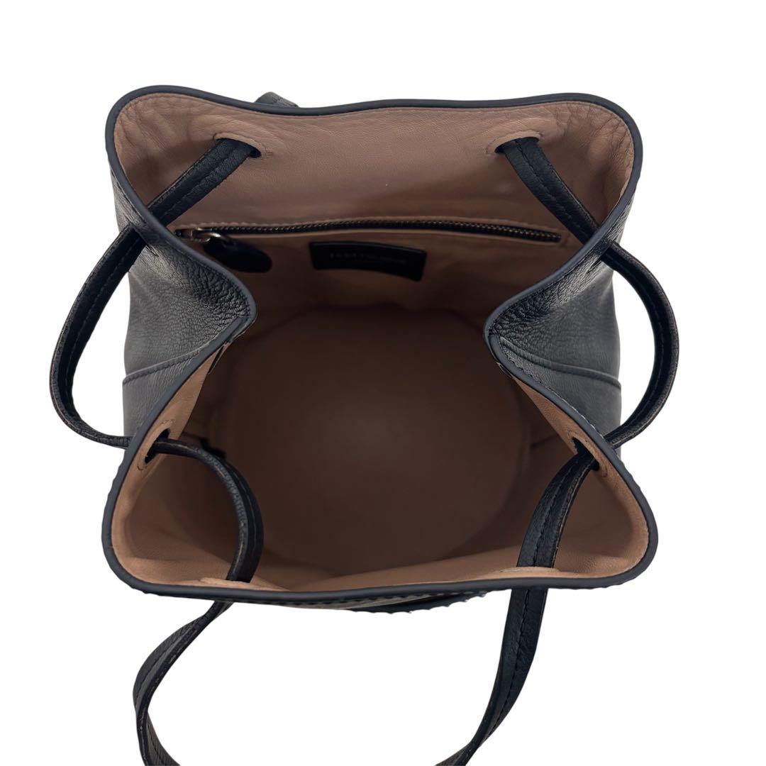 J&M DAVIDSON ミニデイジー スタッズ ショルダーバッグ ブラック