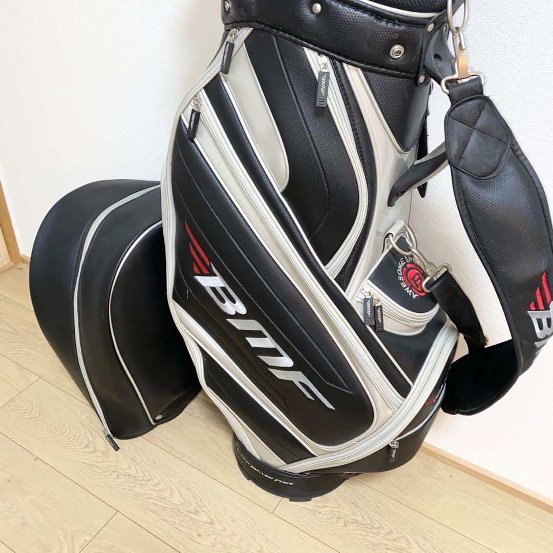 送料込☆BMFゴルフクラブフルセット☆初心者向け キャディバッグ付Sフレックス